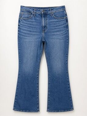 Madewell Perfect Vintage Flare Jeans Size 31 Blue Wash High Rise Denim